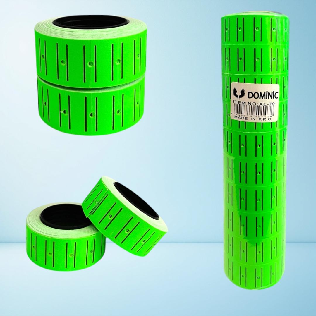 METO ETİKETİ YEŞİL RENK 10'LU PAKET
